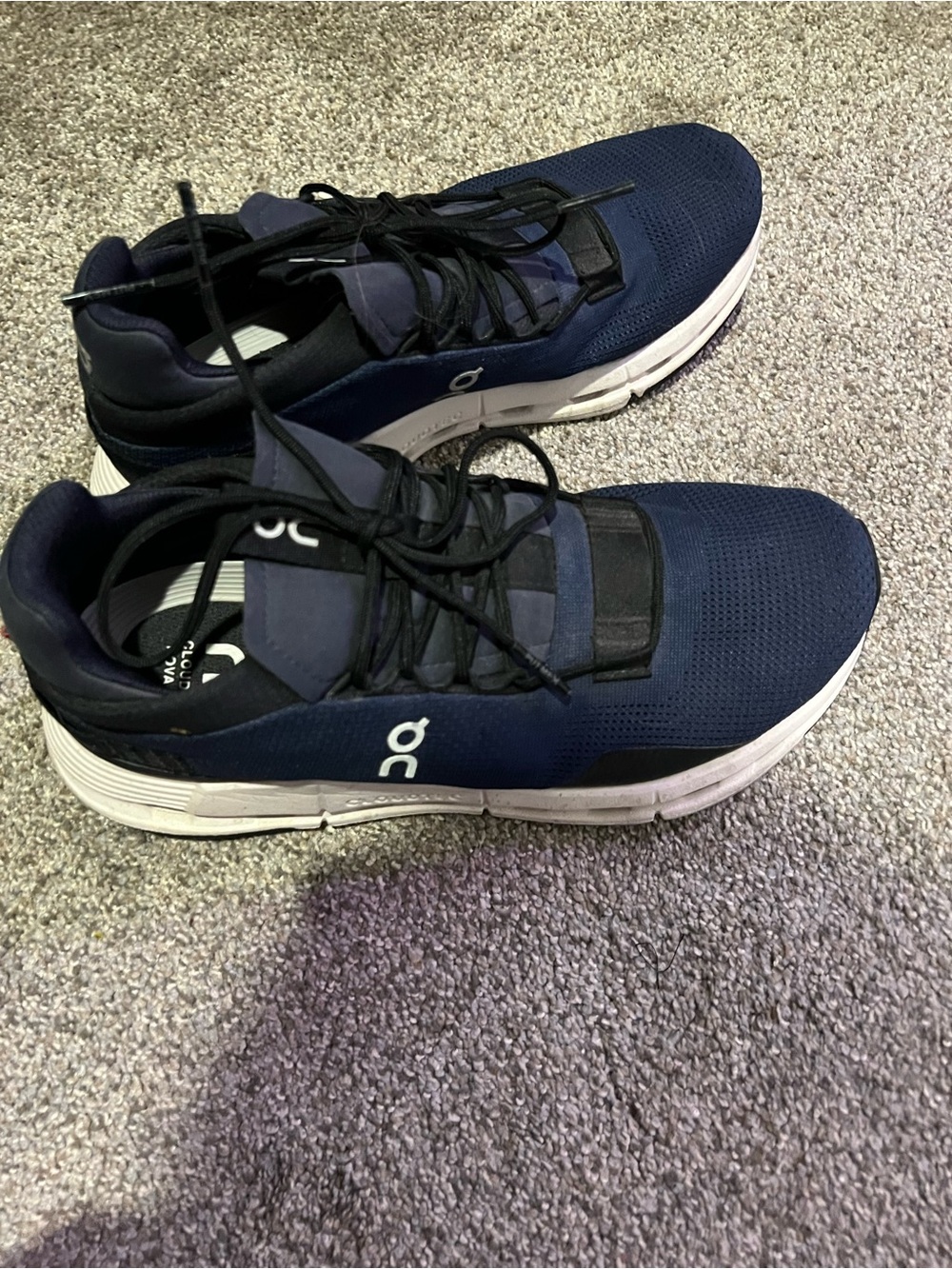 On Running Women’s Navy and Black Cloud Nova Sneakers